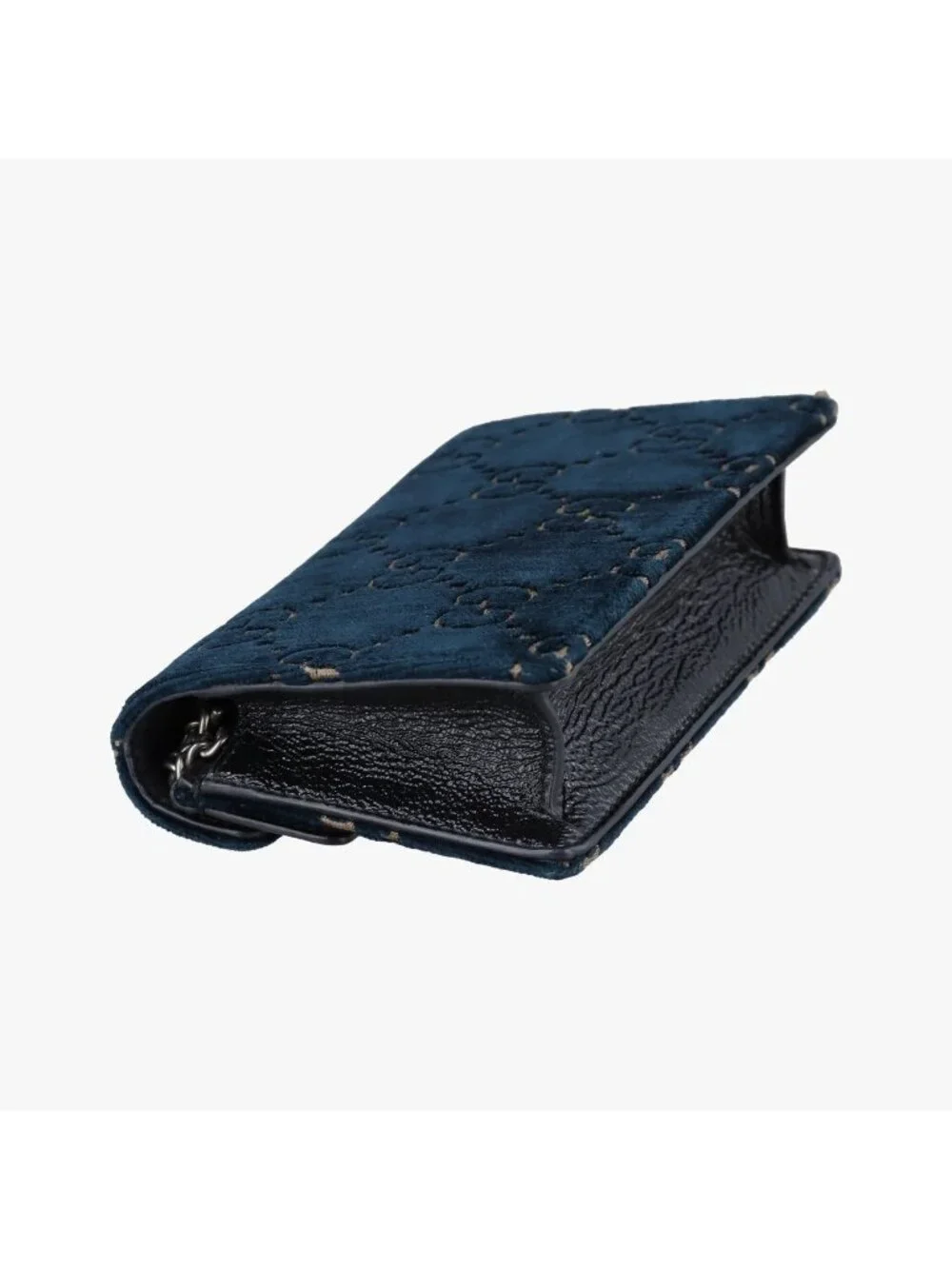 Gucci Dionysus Navy Velour Shoulder Bag